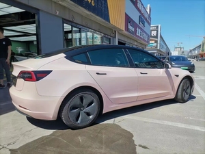 TPU Ultra Gloss Rouge Pink coche cambio de color autocurativo envoltura de <span class=keywords><strong>vinilo</strong></span> - Product Image 4