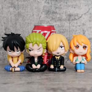 4 Estilos de Figuras de Acción de <span class=keywords><strong>Anime</strong></span> <span class=keywords><strong>One</strong></span> <span class=keywords><strong>Piece</strong></span>, Juguetes de <span class=keywords><strong>One</strong></span> <span class=keywords><strong>Piece</strong></span>, Nami, Luffy, Zoro, Sanji, Figuras de Manga Japonesa, Modelo de Estatua GK, Adornos, Regalo - Product Image 2