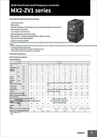 Inversor Trifásico OMROM 3G3MX2-A4015 1.5/2.2kW 200-480V, Control Vectorial sin Sensor, Motor Síncrono de Imán Permanente, Japón