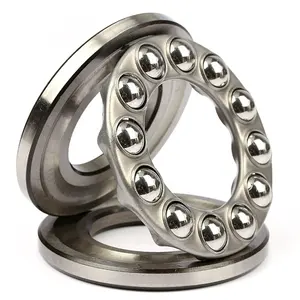Stainless steel thrust ball bearing 51206 with steel/brass cage 420/440/304/316 stainless steel ball bearings