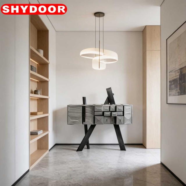 SHYDOOR Luxury Custom Artistic Table Top & Storage Cabinet High-End Handcrafted Furniture Premium Finish Luxury Residence