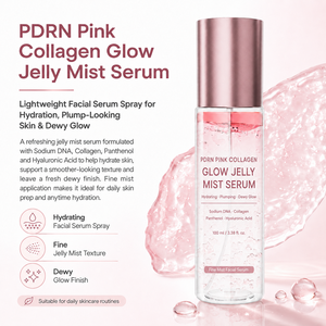 Sérum Brume Éclat au Collagène Rose PDRN Marque Blanche, Acide Hyaluronique, Spray Facial Hydratant et Éclaircissant pour une Peau Rosée et Repulpée - Product Image 2