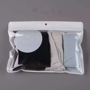 Bolsa de embalaje de ropa interior con logotipo personalizado, bolsa de polietileno de plástico transparente para calzoncillos al por mayor, bajo <span class=keywords><strong>Moa</strong></span> 1000 piezas - Product Image 6