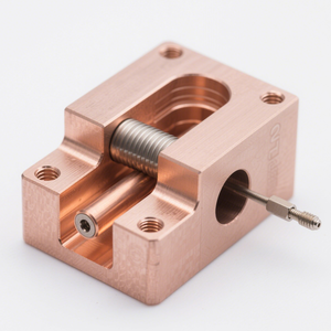 Bloque de refrigeración por agua calefacción montaje plata anodizada dura aluminio fresado mecanizado CNC hecho a medida - Product Image 3