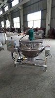 Bouilloire chemisée électrique à chauffage au gaz Machine de fabrication de petite marmite en acier inoxydable