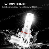 Phares LED H1 H3 H11 9005 9006 H4 H7 H13 9004 9007 Plug-and-play Super Lumineux G27 120W 12000LM Pièces Automobiles 6000K IP68