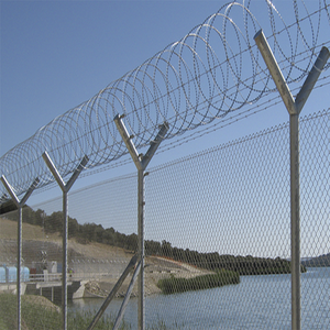 6 pies Cadena de alambre de malla de seguridad jardín cercas de metal ChainLink valla precio - Product Image 4