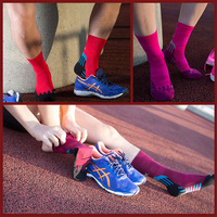 Chaussettes de sport rembourrées pour entraînement athlétique haute performance Running Crew