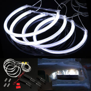Car LED <span class=keywords><strong>Angel</strong></span> Eagle <span class=keywords><strong>Eyes</strong></span> Light 12V Halo Ring <span class=keywords><strong>Angel</strong></span> <span class=keywords><strong>Eyes</strong></span> Pour <span class=keywords><strong>E36</strong></span> E46 E39 4 Anneaux White <span class=keywords><strong>Angel</strong></span> <span class=keywords><strong>Eyes</strong></span> LED Interior White Headlamp - Product Image 4