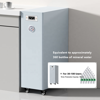 Purificateur d'eau RO à 5 étapes à faible bruit avec roues pivotantes et haute performance pour les écoles, les hôtels et les bureaux