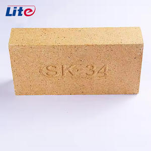 Sk30 Sk32 Sk34 mattone refrattario a fuoco in argilla isolante ad alta allumina per forni da cemento - Product Image 1