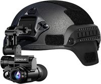 Kacamata Penglihatan Malam GOYOJO yang Dipasang di Helm 1080P HD 6X Zoom Inframerah Tahan Air untuk Berburu dan Berkemah