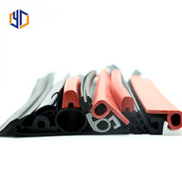 Kit de joints d'étanchéité en caoutchouc EPDM silicone multi-formes, type D/E/P/U, pour portes, fenêtres et équipements industriels