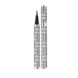 Stylo <span class=keywords><strong>Eyeliner</strong></span> Liquide <span class=keywords><strong>Argent</strong></span>é <span class=keywords><strong>Pailleté</strong></span>, <span class=keywords><strong>Eyeliner</strong></span> Imperméable Anti-Bavures Longue Durée, Pointe en Feutre Haute Précision pour une Application Facile - Product Image 1