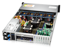 Boîtier de serveur en rack Gooxi personnalisé 2U 12 baies avec une profondeur de 670 mm, boîtier de serveur AI en acier, en stock