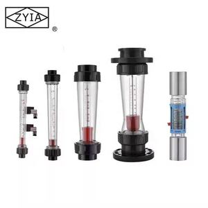 フランジ接続式可変面積型垂直パイプライン水流量計、ABS樹脂製、OEM対応 - Product Image 1