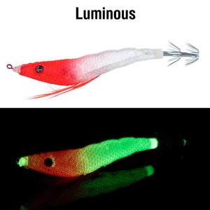 SNEDA realista que brilla en la oscuridad 2,5 #/3,0 # Señuelos de Pesca cebo suave agua salada pulpo calamar Jigging pesca nocturna <span class=keywords><strong>Egi</strong></span>/camarones - Product Image 4