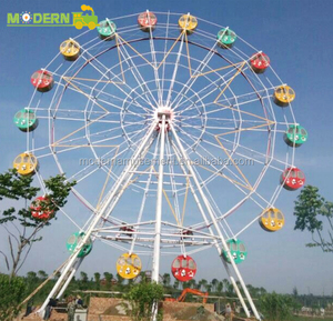 Gran Oferta: Rueda de la Fortuna de Acero Personalizada para Parques de Atracciones, 30m de Altura, para Luna Park - Product Image 3