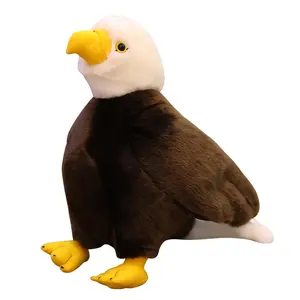 Wholesale simulation sea eagle plush toys living room home decoration eagle toys custom logo