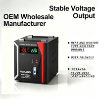 Régulateur de tension automatique haute performance 5000VA avec écran LCD, sortie 220V/110V, stabilisateur domestique pour les utilisateurs africains