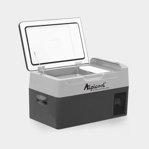 Alpicool Réfrigérateur à compresseur DC Congélateur portable <span class=keywords><strong>de</strong></span> voiture pour Touring avec lumière LED Glacière Porte Chaîne USB Charge Mini Réfrigérateur - Product Image 2
