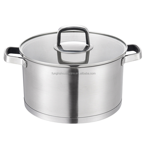 Ensemble de casseroles et poêles en acier inoxydable de 8 pièces, design européen, pour cuisinière à induction, vente en gros - Product Image 3