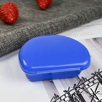 Boîte de rangement en plastique PP écologique anti-poussière portable avec logo personnalisé, type boucle, multifonctionnelle, étui de protection dentaire