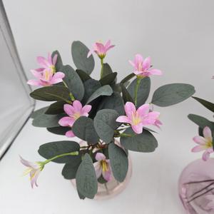 ดอกเบญจมาศน้อย<span class=keywords><strong>สีชมพู</strong></span>กระถางปลูกดอกไม้ทำด้วยมือของตกแต่งบ้าน - Product Image 3