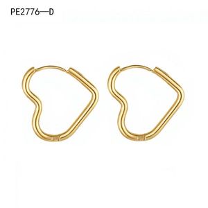 Pendientes de aro Amy Amy Heart PE2776 para mujer, joyería linda para uso diario - Product Image 2