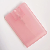 10ml blanc carte de crédit forme flacon pulvérisateur en plastique 20ml parfum bouteille en plastique brouillard vaporisateur bouteille 30ml
