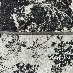 Đen trắng hoa Mẫu sợi nhuộm Jacquard thổ cẩm thiết kế Tailor thổ cẩm vải cho hàng may mặc - Product Image 6