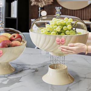 Venta caliente Frutas Escurridor Cesta Bandeja <span class=keywords><strong>para</strong></span> servir frutas con tapa Fondo de drenaje - Product Image 1