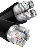 Câble Souterrain Basse Tension NFC 32-321, Section 3*240+95 mm², Aluminium Isolé PVC, Câbles Électriques 1 KV, Chine, 50-630 mm