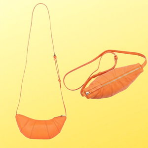 Bolso de Hombro Tipo Croissant de Cuero Impermeable - Product Image 1