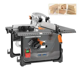 High Quality Portable Mini Woodworking Machinery Multifunctional Sliding Miter Cutting Non-Dust Table Saw Sierra De Mesa