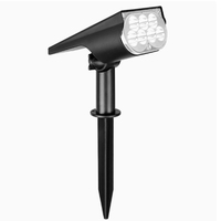 Lampes solaires de jardin ultra-lumineuses et étanches, projecteurs solaires d'extérieur, éclairages paysagers pour arbres et jardins