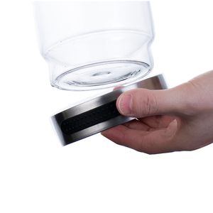 Tùy chỉnh cạnh giường ngủ công suất lớn bình nước rõ ràng cao thủy tinh Borosilicate uống bình nước trái cây bình với nắp thép không gỉ - Product Image 5