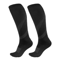 Chaussettes de compression de pression pour hommes de sport d'équipe antidérapantes avec logo personnalisé de haute qualité respirantes