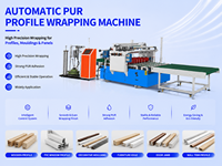 Machine automatique de haute productivité pour le façonnage du bois, avec pompe moteur, pour le pliage des coins et des panneaux longs en MDF