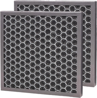 Nouveau filtre à air HEPA PP avec charbon actif et filet en nylon pour la ventilation CVC, élimination des odeurs et des COV, efficacité de 99,995 %, 400 CFM, 1 an