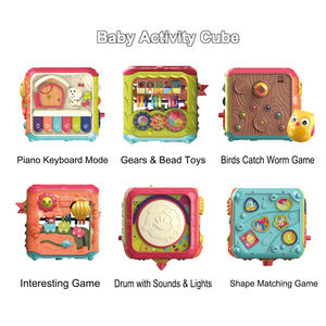 Jouets musicaux éducatifs précoces pour bébés, cube d'activités multifonctionnel pour enfants, cadeau d'intérieur pour le développement cérébral des enfants - Product Image 2