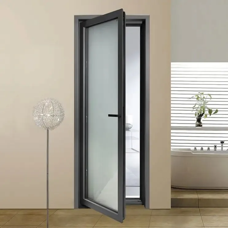 Waterproof aluminum bathroom door price bangladesh aluminum profile for closet door wardrobe door