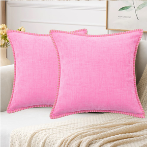 Cojín Decorativo Moderno Minimalista de Chenilla con Textura Texturizada y Bordes Acabados, Apto para Sofás de Sala de Estar, Mesitas de Noche y Dormitorios - Product Image 5
