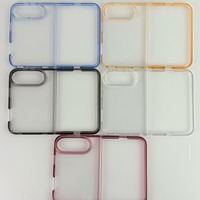Coque de téléphone pliable pour iPhone Duo, hybride, trois couches, dos en acrylique, cadre souple en TPU, coque rigide en PC, impression personnalisée, anti-chute