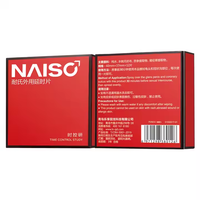 NAISO Tissu humide pour hommes 10ml Spray retardé à base de plantes 12pcs Endurance Sex Products Efficace pour longtemps Hot & Strong