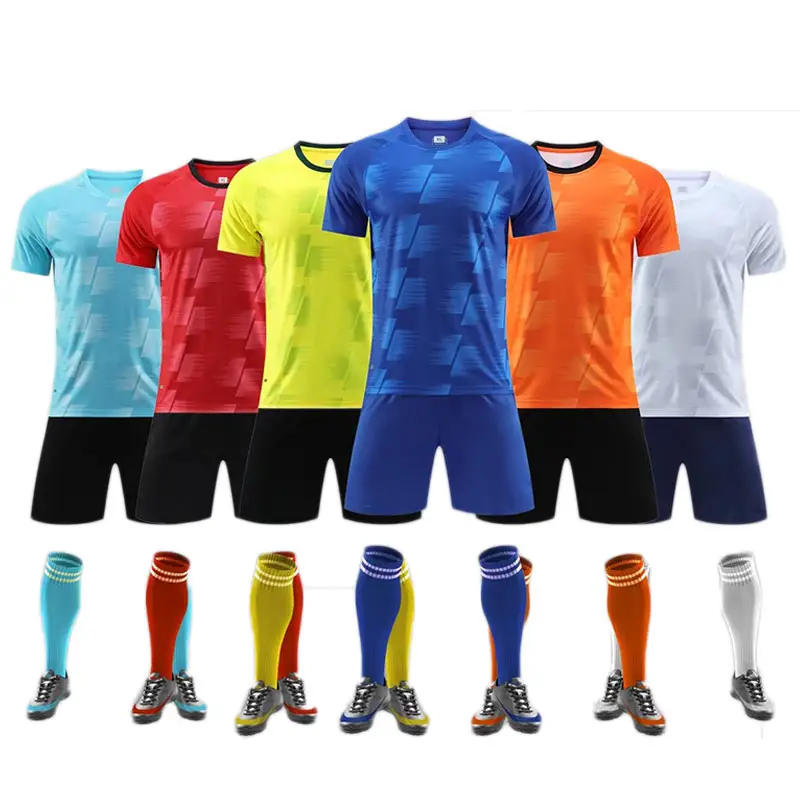 Heren Voetbaltenue Set Uniformen Met Sokken Jersey Voetbaluniform Voor Dragen Uniform Voetbaltenue Sportkleding Voetbalkleding