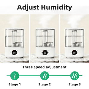 Humidificateurs d'air ultrasoniques commerciaux à brume fraîche, grand format, avec logo personnalisé, fabriqués en Chine, humidificateurs intelligents 2026 pour la maison, grande pièce - Product Image 3