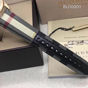 Bracelet de montre en nylon de luxe fait main, bracelets interchangeables colorés, mouvement à quartz, boîtier de 5 mm d'épaisseur, analogique, tissu doré - Product Image 4