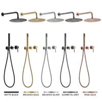 Ensemble de douche chaude et froide dissimulé d'hôtel de vente chaude toilette de pluie intégrée douche à domicile robinet de douche de salle de bain dissimulé