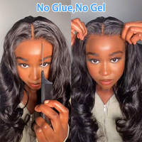 Perruques complètes sans colle HD transparentes 13x4 13x6 en cheveux humains vierges Remy indiens, perruque brésilienne ondulée bouclée pour femmes noires